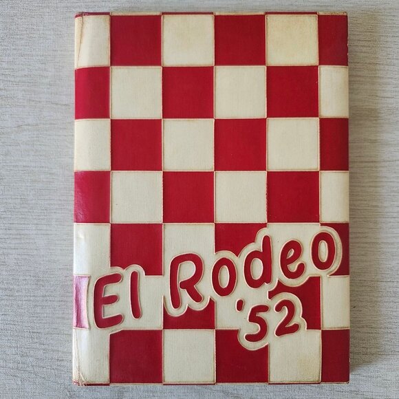 Merced Union High School El Rodeo 1952 Yearbook Vintage Collectible - Picture 1 of 7